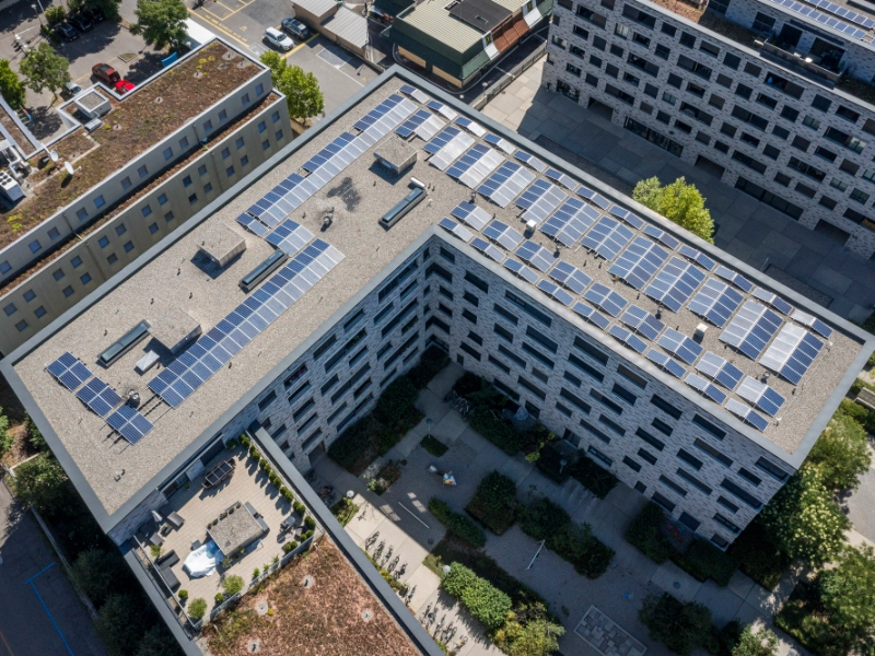 Überbauung Werk 3 Photovoltaik-Anlage